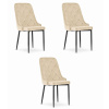 Stolička CAPRI - béžová x 3 9401 71 00 00