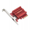 ASUS PCIe Adaptér XG-C100C V3, až 10Gbps, RJ45, červená (90IG08B0-MO0B00)