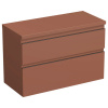 Skrinka pod umývadlo Jungborn TRENTA cotto matná 96,7 x 64,6 x 44,5 cm