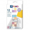 FIMO Soft Modelovacia hmota sada 12x25 g Pastel 12 farieb