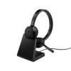 Jabra Evolve 65 TE Sluchátka s mikrofonem Kabelový a bezdrátový Přes hlavu Kancelář / call centrum USB Typ-A Bluetooth Nabíjecí podstavec Černá