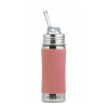 Pura Nerezová fľaša so slamkou 325ml Varianta: rose
