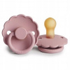 Frigg Daisy kaučuk cumlík Baby Pink 1×1 ks