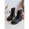 Dievčenské čierne čižmy v akcii, 7301-2A/3A BLACK__27751-33 33