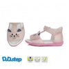 Dievčenské kožené sandále D.D.step G075-337 pink 19-30