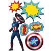 CUKROVÁ TLAČ Opłatek na Tort Cukrová hmota KAPITÁN AMERIKA AVENGERS 1