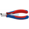 KNIPEX 62 12 120 Štiepacie kliešte so šikmými britmi pre elektroniku, viaczložkové návleky, leštené