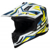 iXS Cross helmet iXS iXS363 2.0 X12045 white matt-blue-yellow fluo M