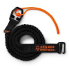 SHOTGUN lano na ťahanie bicykla Quick Fit, čierne, KRS-TOW-QRPBL-01