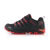 Outdoorová obuv s membránou ptx ALPINE PRO REWESE čierna/červená 38
