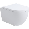 KIELLE Oudee závesné WC Vortex Rimless+ s hlbokým splachovaním, 360 x 525 mm + Softclose WC sedadlo, biela, 30102005