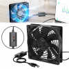 ELEKTRONICKÝ CHLADIACI VENTILÁTOR USB 5V 3 RÝCHLOSŤ PRE PS4 ROUTER