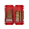 Milwaukee HSS-G TiN 19 dielna sada vrtákov do kovu 2-10mm RED HEX 4932493866