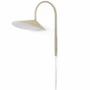 ferm LIVING Nástenná lampa ARUM 26 cm, kašmírová, hliník