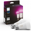 Philips SADA 2x LED Stmievateľná žiarovka Ph ilips Hue WACA A60 E27/6,5W/230V 2000-6500K P4647