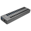 i-tec I-TEC USB 3.0 Charging HUB 13 Port USB kombinovaný hub sivá; U3CHARGEHUB13