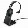 Bezdrôtové slúchadlá Jabra Evolve2 65 MS Mono USB-A Stand Black (26599-899-989)