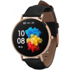 Garett Smartwatch Verona zlaté, čierny remienok VERONA_GOLD_BLACK_LEATHER