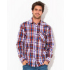 pánska košeľa s dlhým rukávom HORSEFEATHERS ZENITH SHIRT (sunrise) M