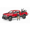 Bruder 2502 RAM s motorkou Ducati a řidičem