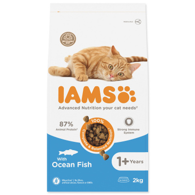 IAMS for Vitality Adult Cat Food with Ocean Fish 2kg