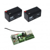 Roger KIT 2BT12V/BC KIT nabíjačky pre BRUSHLESS 24V pohony pos. brán, 2 x BT12V12.