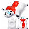 Nafukovacia šmykľavka Polar Bear pre deti (Meteor - Veľká snehová šmykľavka Bezpečná pre deti a dospelých)