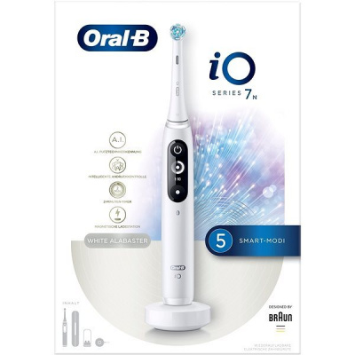 Oral-B iO Series 7 White Alabaster magnetická zubná kefka
