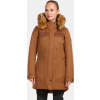 Dámský zimní kabát KILPI Peru hnědý Velikost: 36