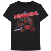 Tričko Deadpool - Deadpool Cover Čierna S