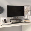Stojan na monitor, čierny 37x28x11,5 cm-ForU-51725