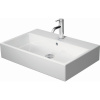 DURAVIT Vero Air umývadlo do nábytku s otvorom, s prepadom, spodná strana brúsená, 700 x 470 mm, biela, 2350700027