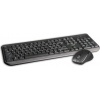 Klávesnice C-TECH WLKMC-01, bezdrátový combo set s myší, černý, USB, CZ/SK