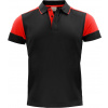 Printer | Prime Polo Men Pánske piqué polo z ťažkej bavlny_61.5024 Farba: black/red, Veľkosť: 3XL