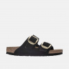 Birkenstock Čierne Regular Šľapky Birkenstock Arizona Big Buckle Nubuck Leather