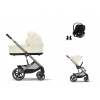 CYBEX Balios S Lux 2.0 + Cot S Lux Travel Set Aton B2 i-Size seashell beige 2025