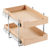 VEVOR Wysuwana Szuflada 2 Poziomy 35x53,3x35,5CM Nosność 27KG Drewniana
