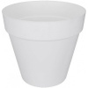Kvetináč ELHO Loft Urban Round - white - 40 cm s kolieskami