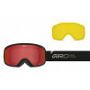 Giro Zimní brýle ROAM BLACK STONE STACKED (OTG) (válcové) (jantarově šarlatové čočky 19-42% S2 + žluté 80-99% S0)
