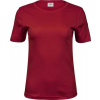 Tee Jays | 580, Dámske tričko Interlock, červená deep, M