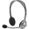 Logitech H110 Počítače Headset otvorená (On Ear) káblové stereo sivá Redukcia šumu mikrofónu; 981-000271