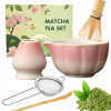 BAMBUSOVÁ 5-DIELNA DARČEKOVÁ SÚPRAVA NA ČAJ MATCHA CHASHAKU RUŽOVÁ