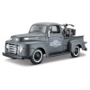 Maisto Harley-Davidson Custom, 1948 Ford F-1 Pickup + 1:24 1942 WLA Flathead, 1:24