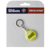Krúžok na kľúče Wilson Roland Garros 2025 Silicone Tennis Ball Keychain