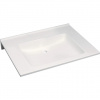 Geberit Publica - Umývadlo bezbariérové, 700x550x115 mm, bez prepadu, bez otvoru na batériu, alpská biela 501.042.11.1