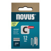 NOVUS sponky s úzkym chrbtom, typ C, 4/12 mm, 1000 ks