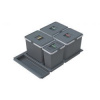 Vstavaný Sorter Metropolis 80, 15L+15L+15L+6L 800mm