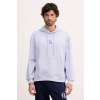Bavlnená mikina Calvin Klein Jeans LV04RD243G modrá S