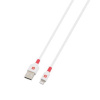 Nabíjací kábel USB A Lightning Apple, 2 m, SKROSS, biely