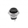 Tlačidlový spínač PUSH ON 2-pin, 230V, čierny PRK0019A
